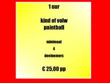 1 uur paintball kind/volw 